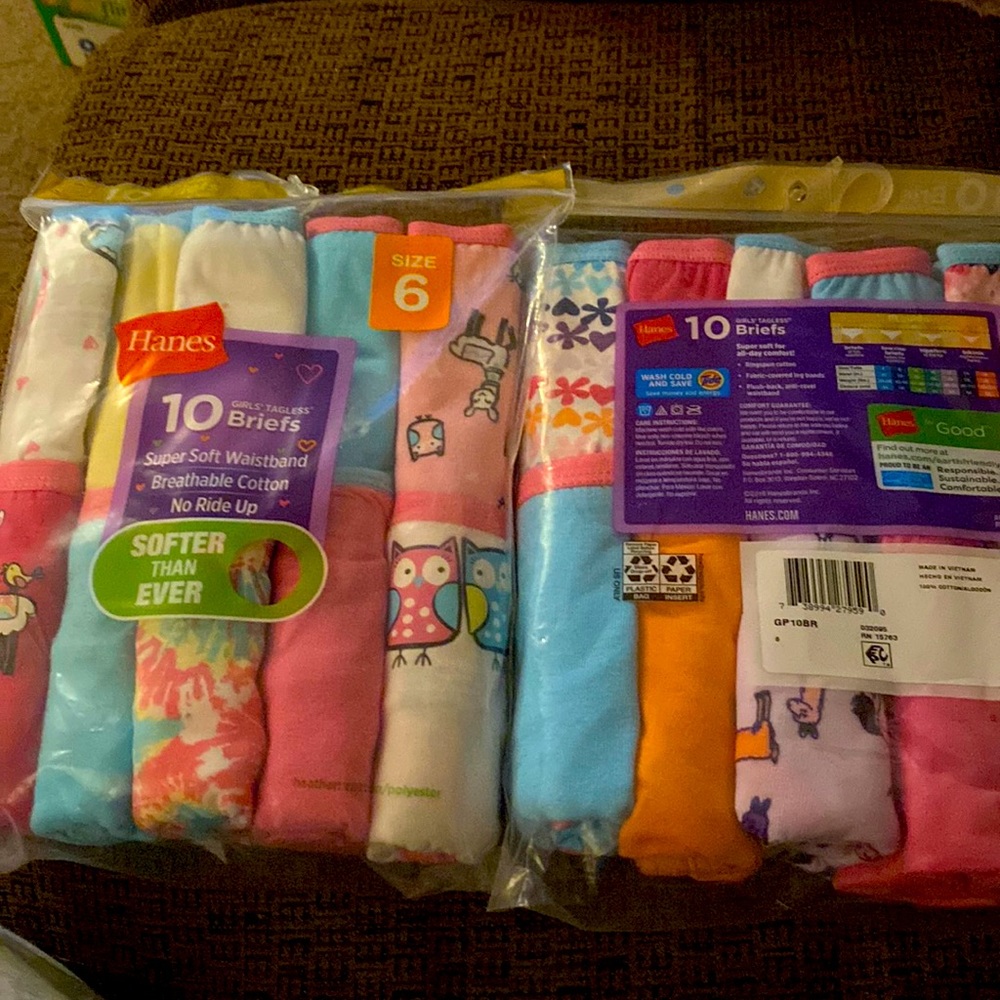 Girl Hanes Briefs